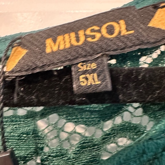 Miusol Women's Plus Size Sequin Floral Lace Evening Gown - Picture 5 of 12